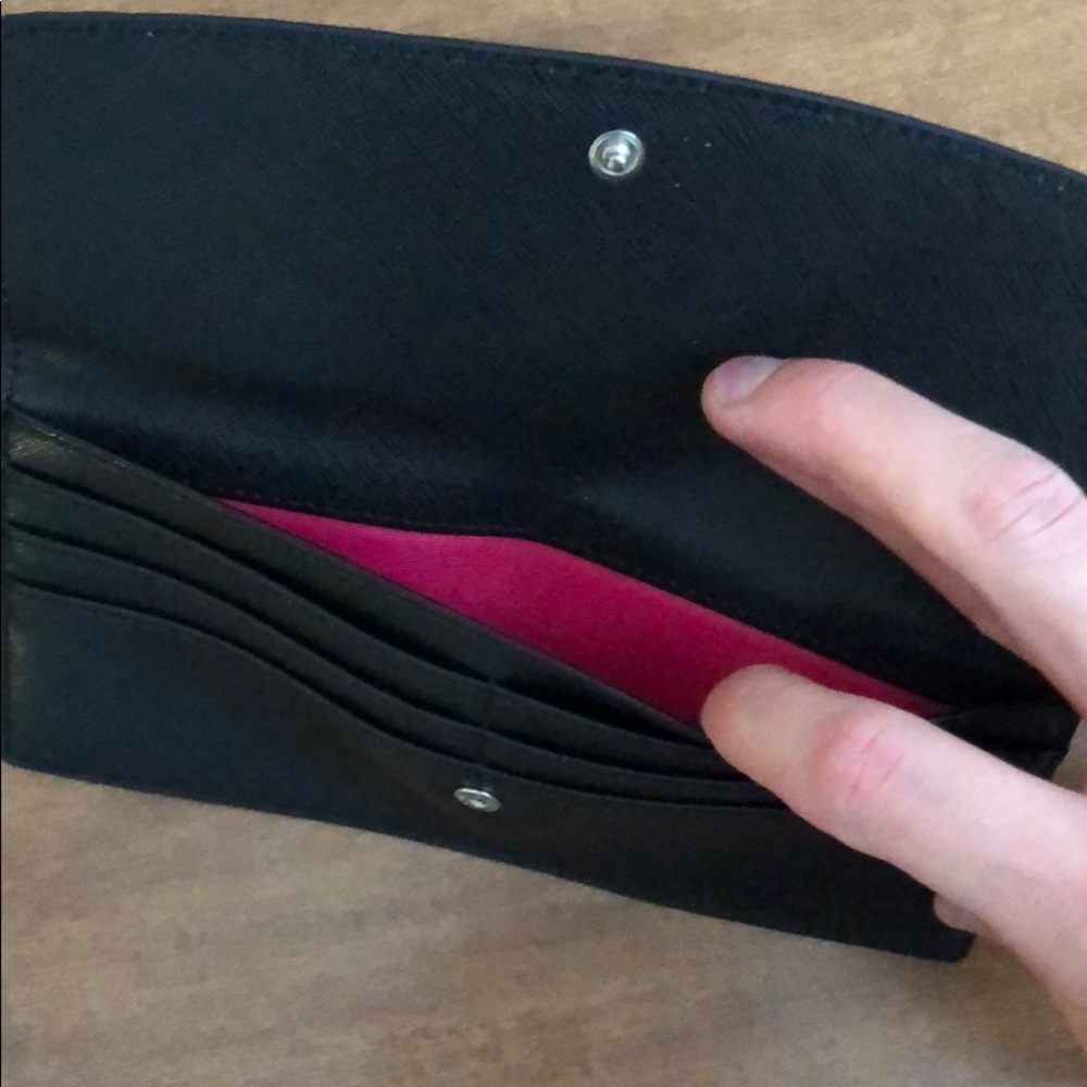 Italian Leather Light Weight Slin Thin Flap Wallet - Picture 7 of 7
